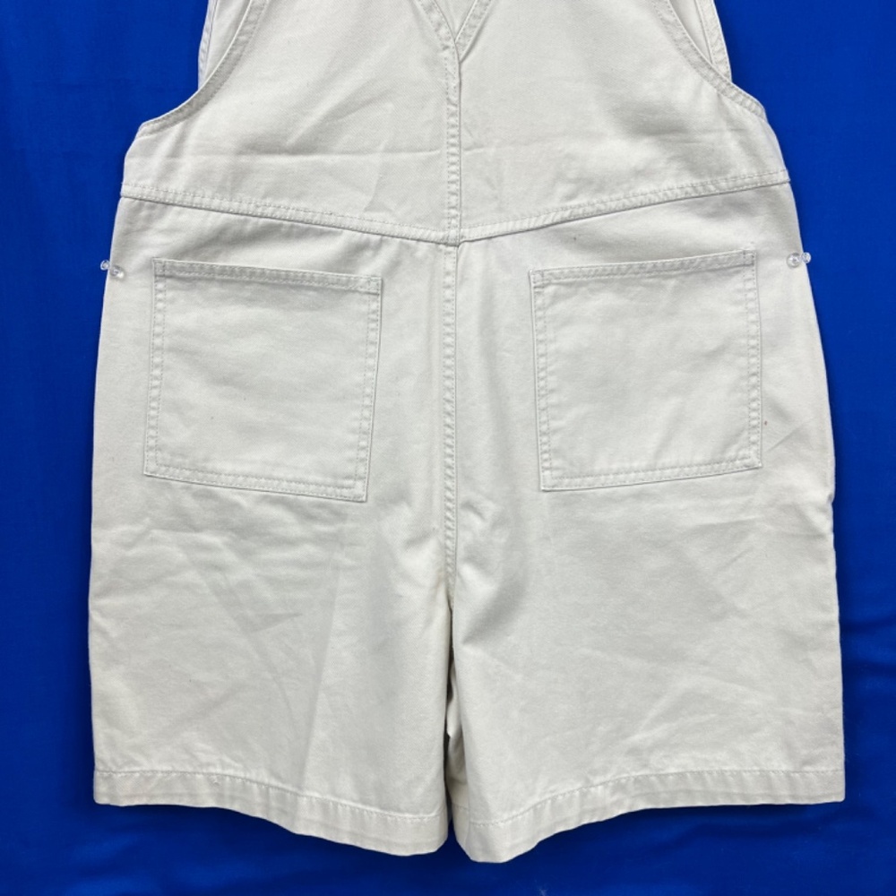 ↪️(Relisted!)VINTAGE Y2K |•B.U.M. EQUIPMENT•| Tan Khaki Overall Shorts - Picture 11 of 15